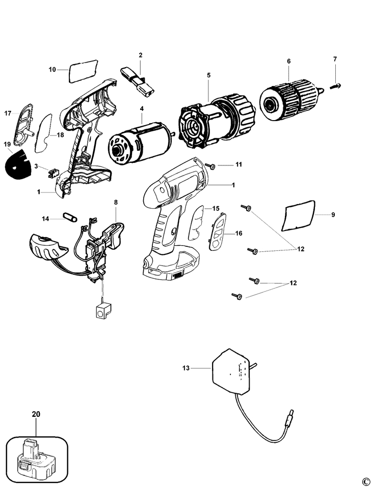 KC14GT   CORDLESS DRILL  Type H1