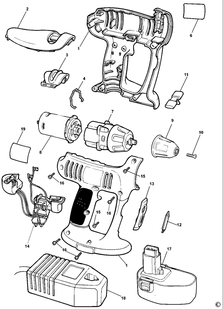 KC1882FK   CORDLESS DRILL  Type 1