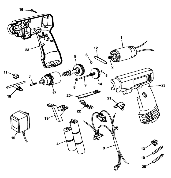 KC9049   CORDLESS DRILL  Type 1