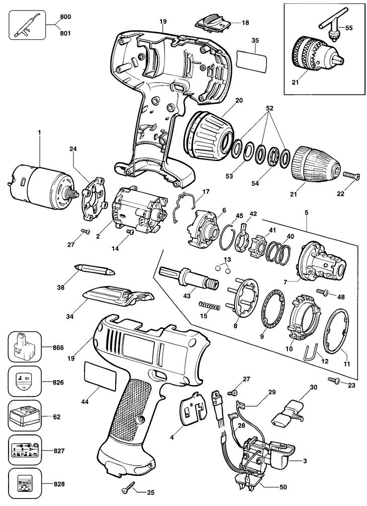 KC9682   CORDLESS DRILL  Type 1