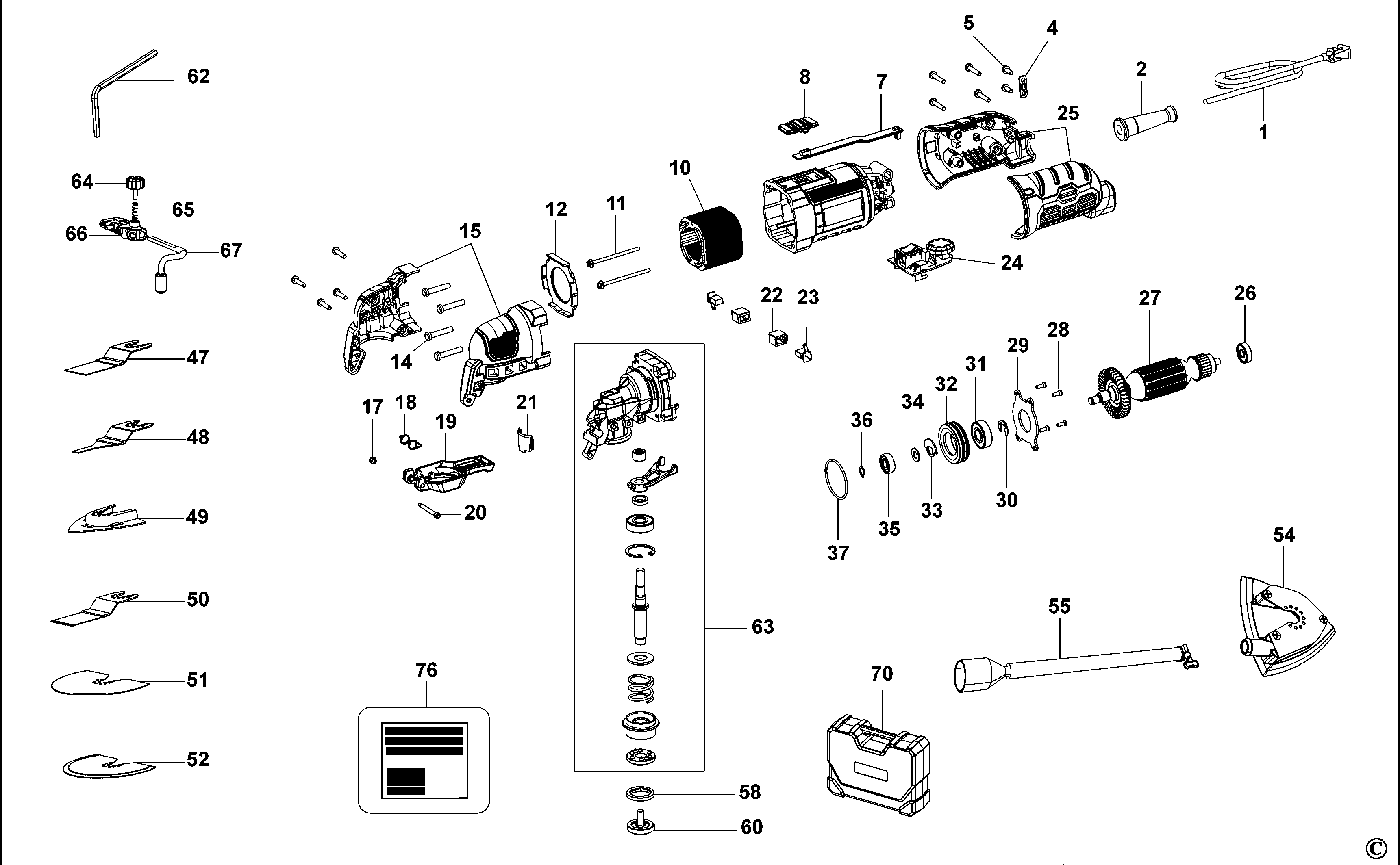 INSTRUMENT DE OSCILATIE STANLEY KFFMES650 Type 1