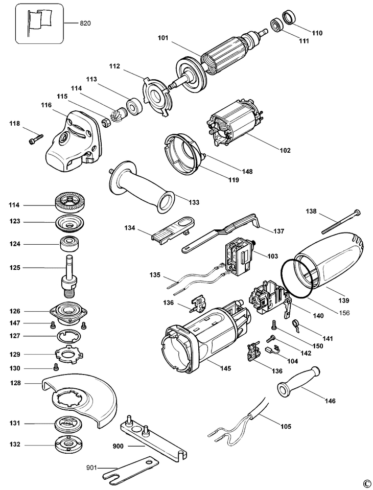 KG75   ANGLE GRINDER  Type 4