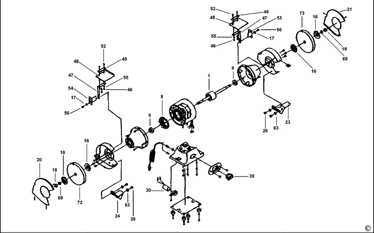 KG9408   BENCH GRINDER  Type 1