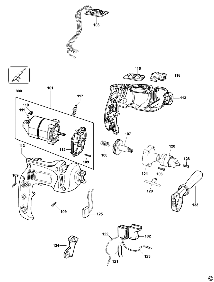 KR450RE   HAMMER DRILL  Type 3