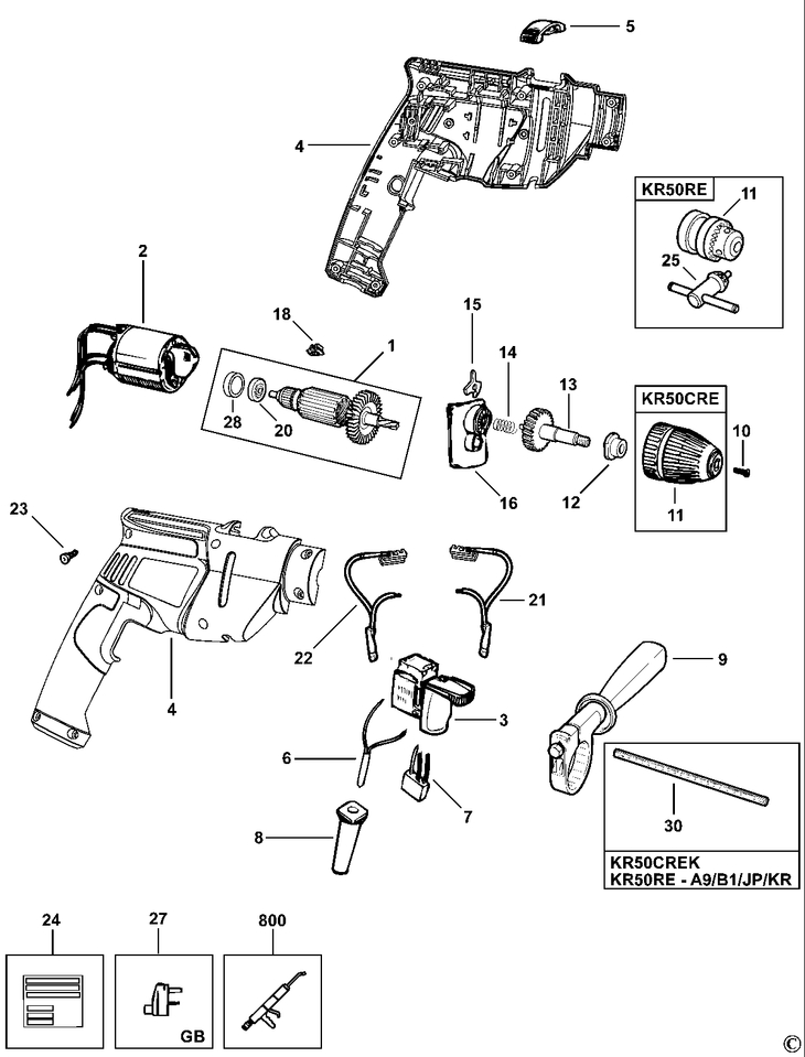 KR50RE   DRILL  Type 1
