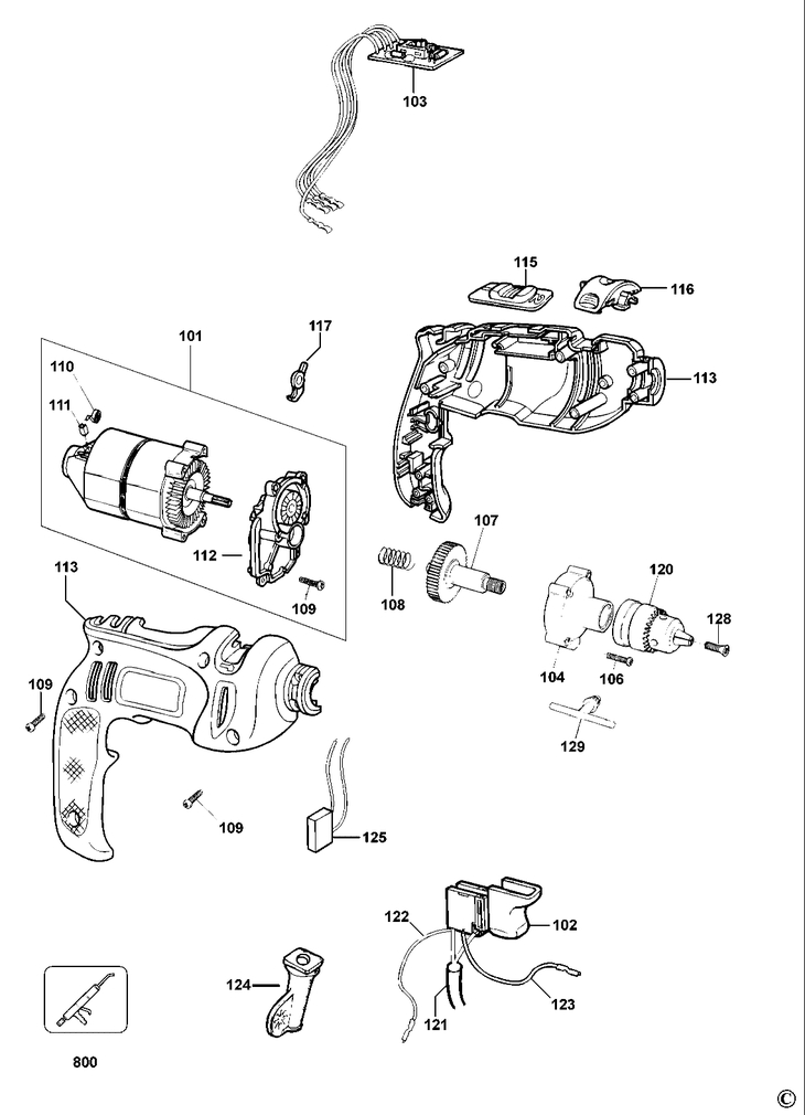 KR510RE   HAMMER DRILL  Type 3