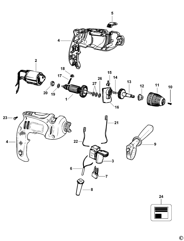 KR513CK   HAMMER DRILL  Type 4