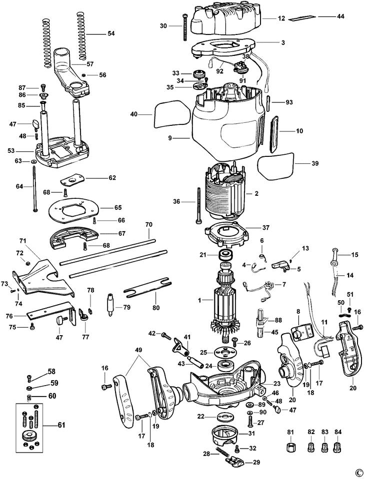 KW850E   ROUTER ATTACH  Type 1