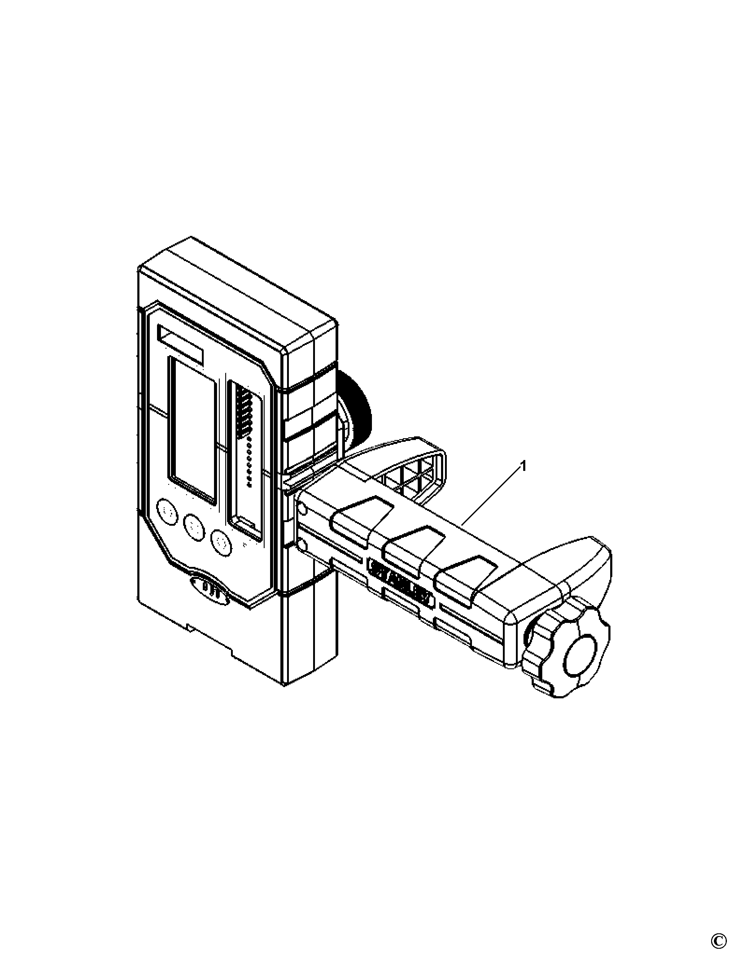 DETECTOR DIGITAL DE LASER STANLEY LD200 Type 1