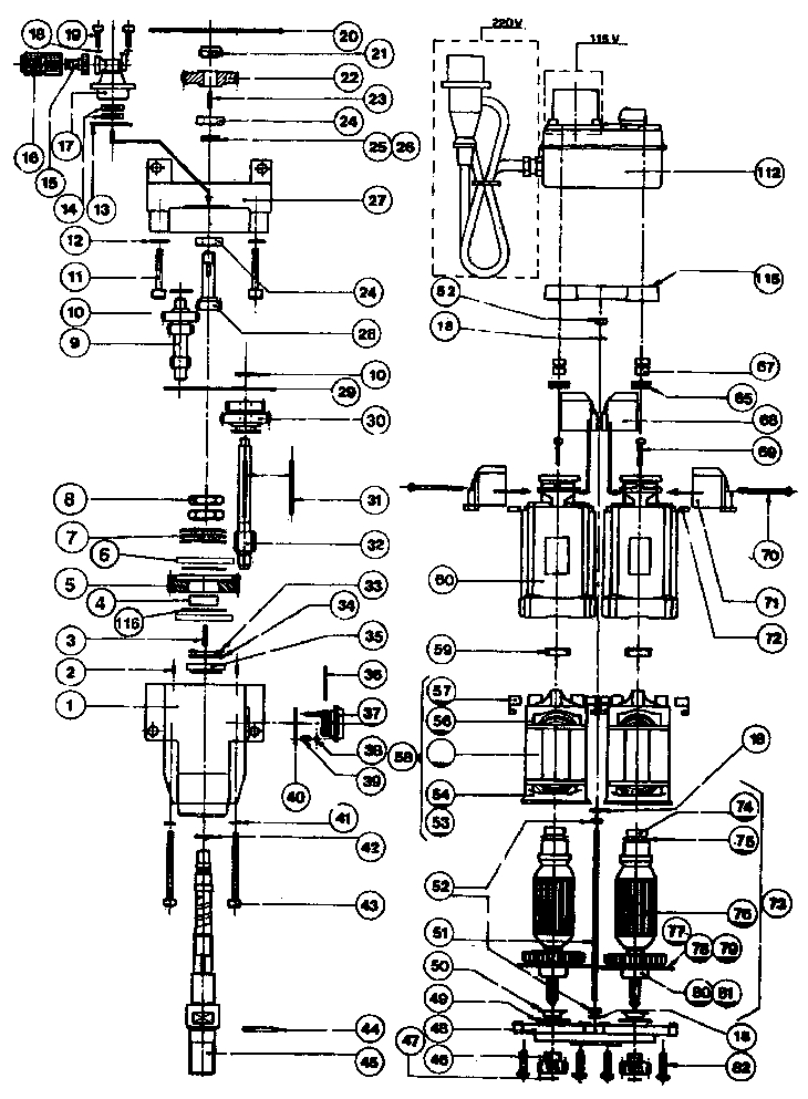 M4400   DIAMOND CORE DRILL  Type 1