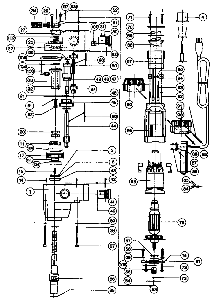 P1810   CORE DRILL  Type 1