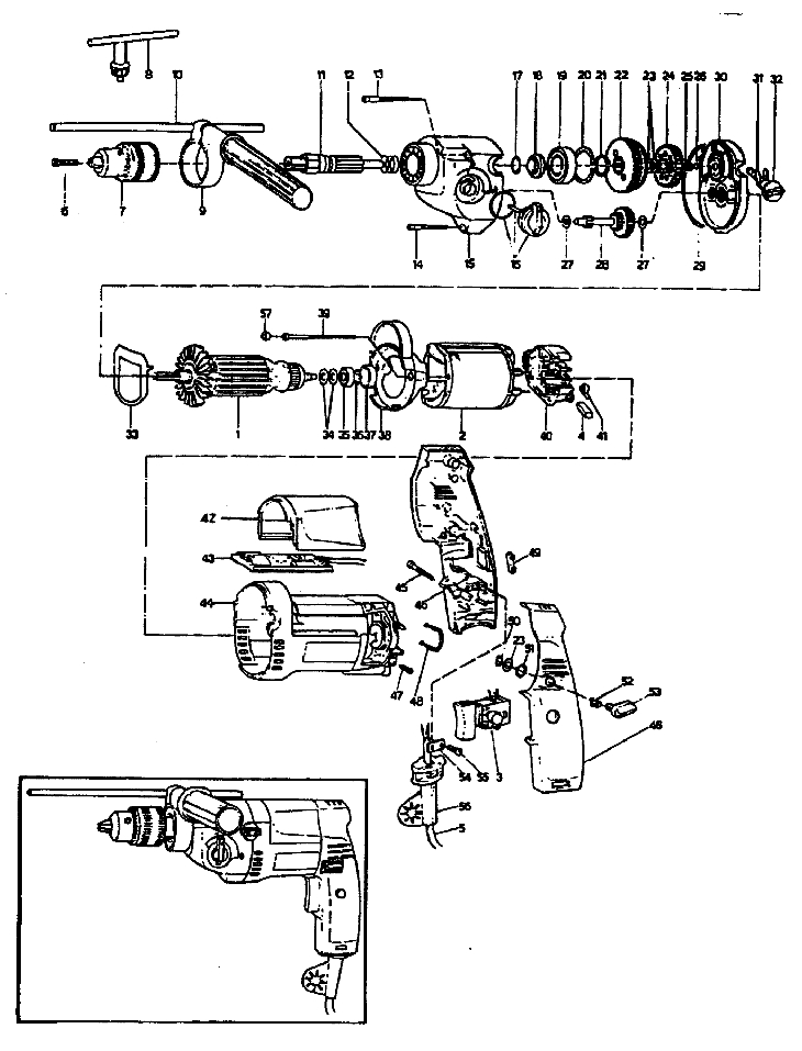 P2214   HAMMER DRILL  Type 1