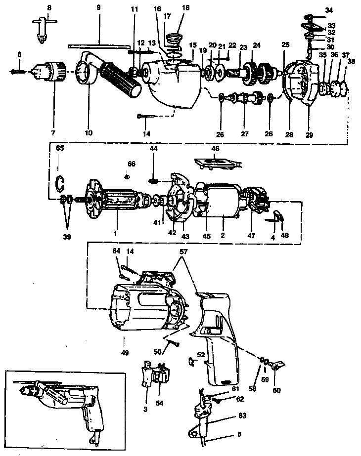 P2224   HAMMER DRILL  Type 1