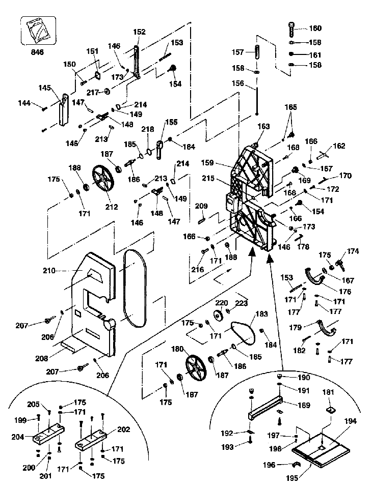 P3315   BANDSAW  Type 1