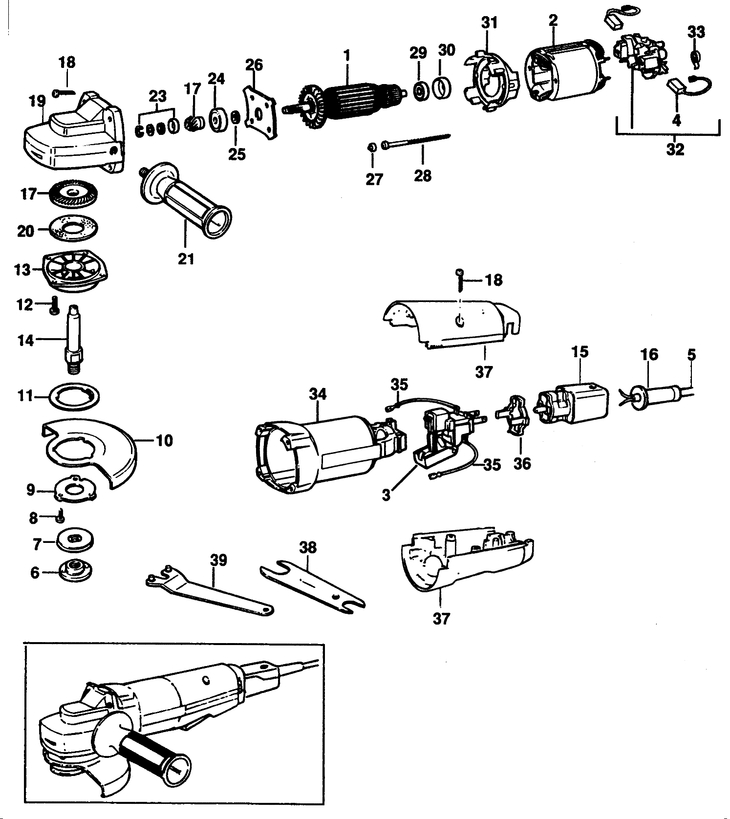 P5426   ANGLE GRINDER  Type 1