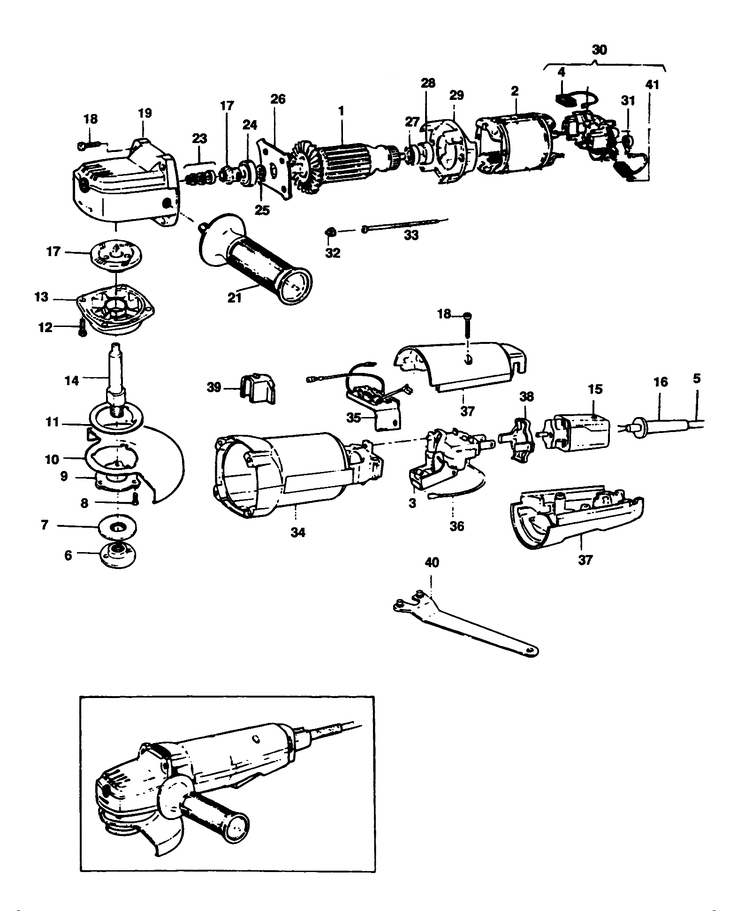 P5512   ANGLE GRINDER  Type 1