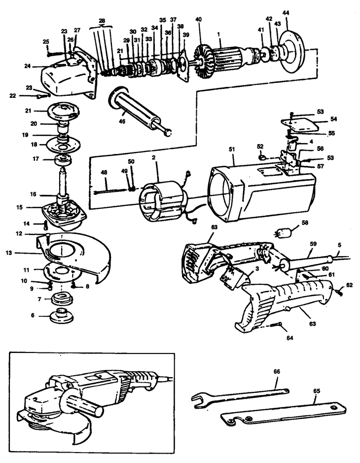 P5703   ANGLE GRINDER  Type 1