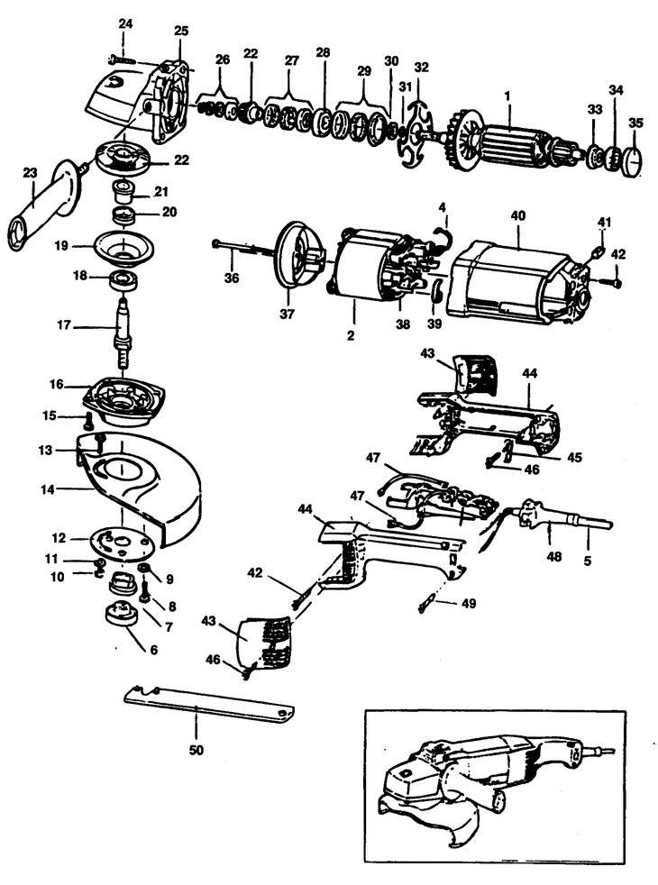 P5751   ANGLE GRINDER  Type 1