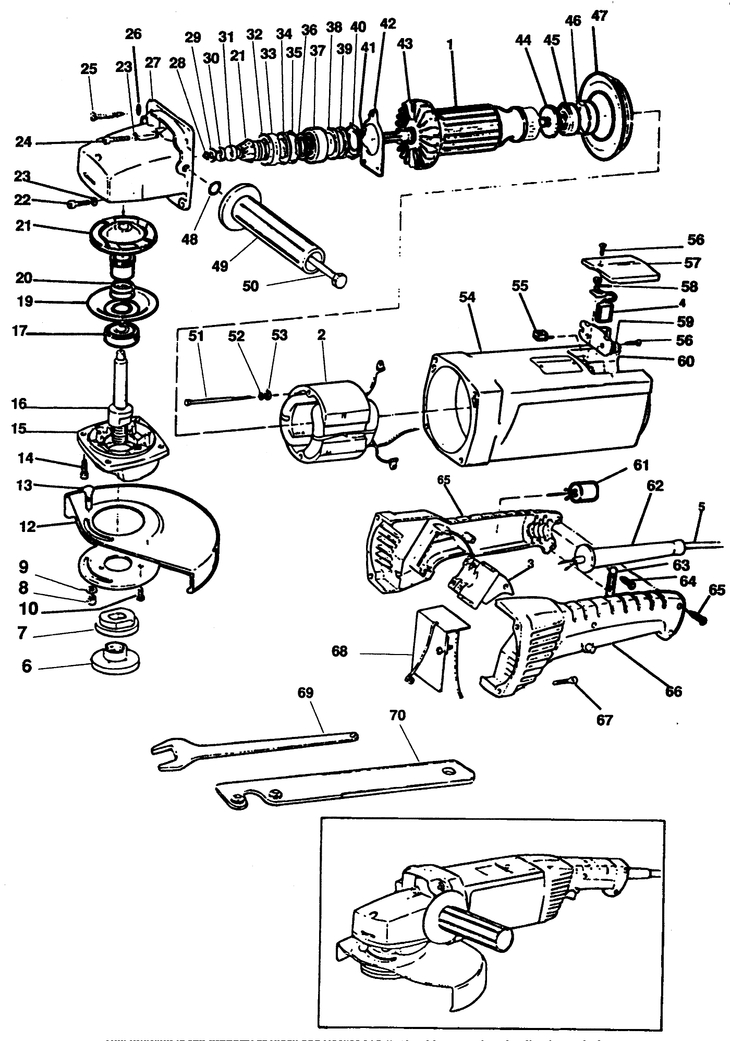 P5916   ANGLE GRINDER  Type 1