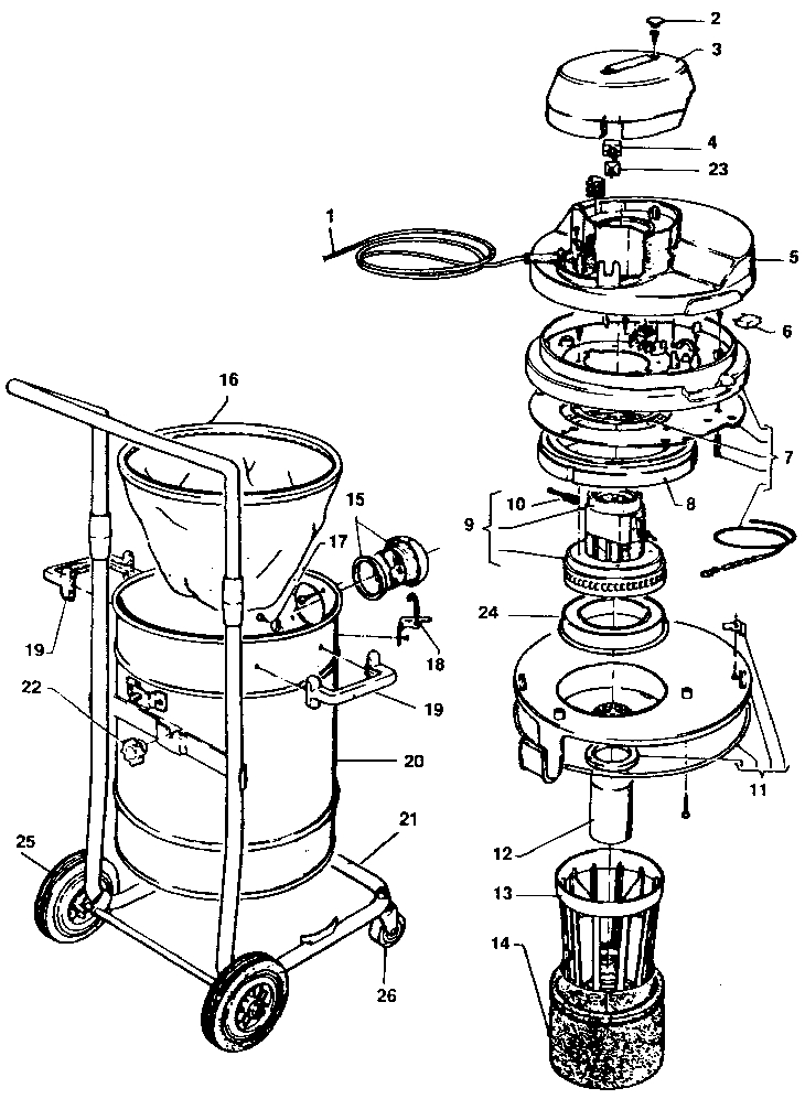 P9025   VACUUM CLEANER  Type 1