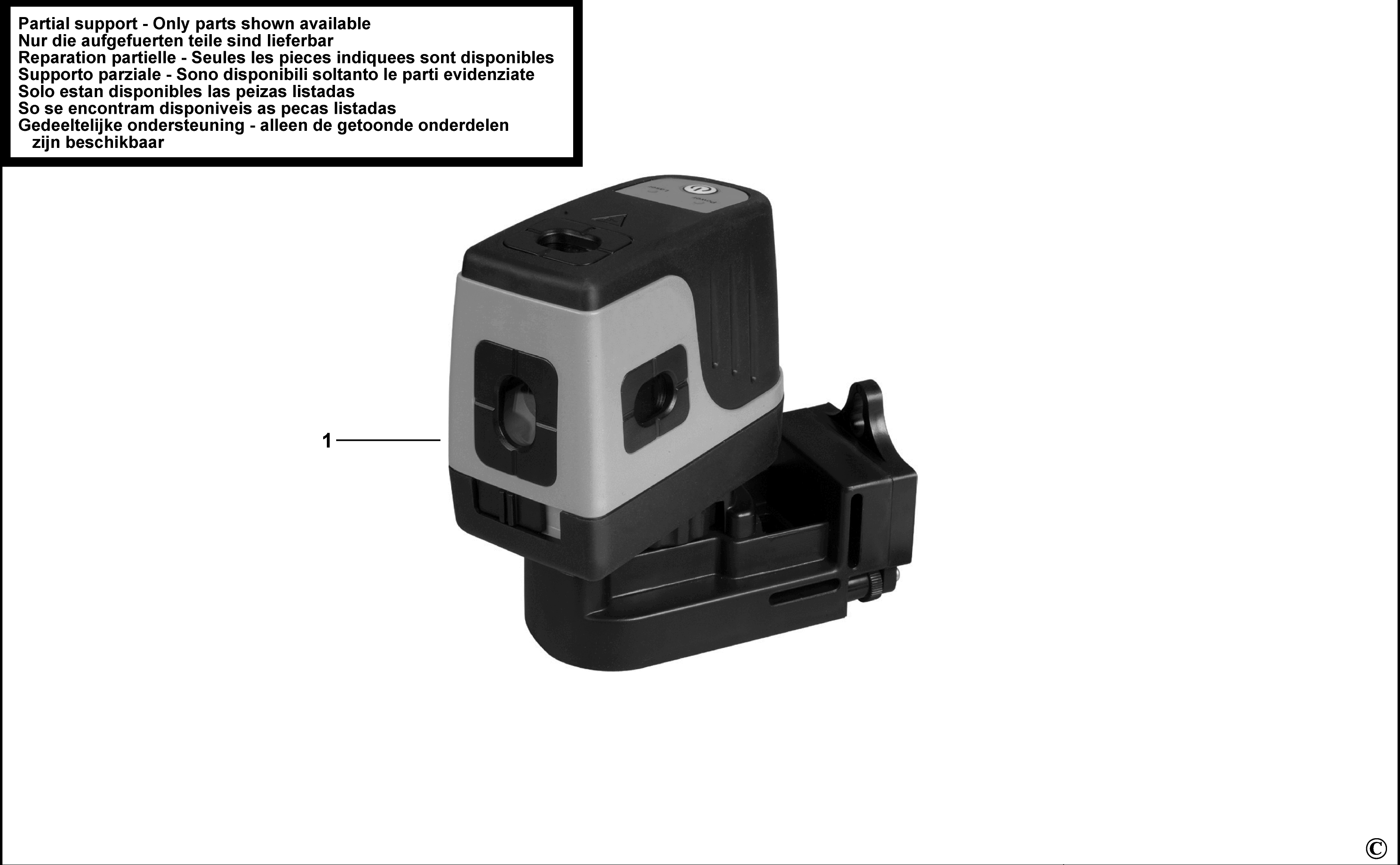 LASER SPOTLINE STANLEY PB5 Type 1