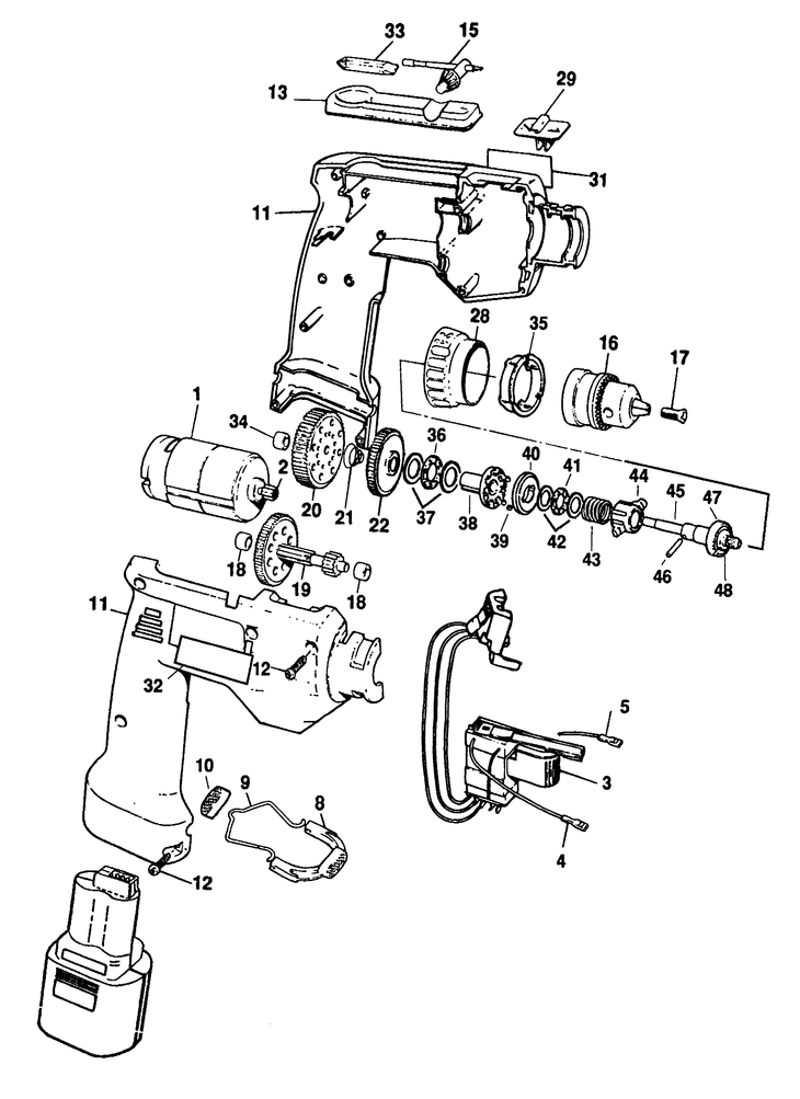 PL93   CORDLESS DRILL  Type 1