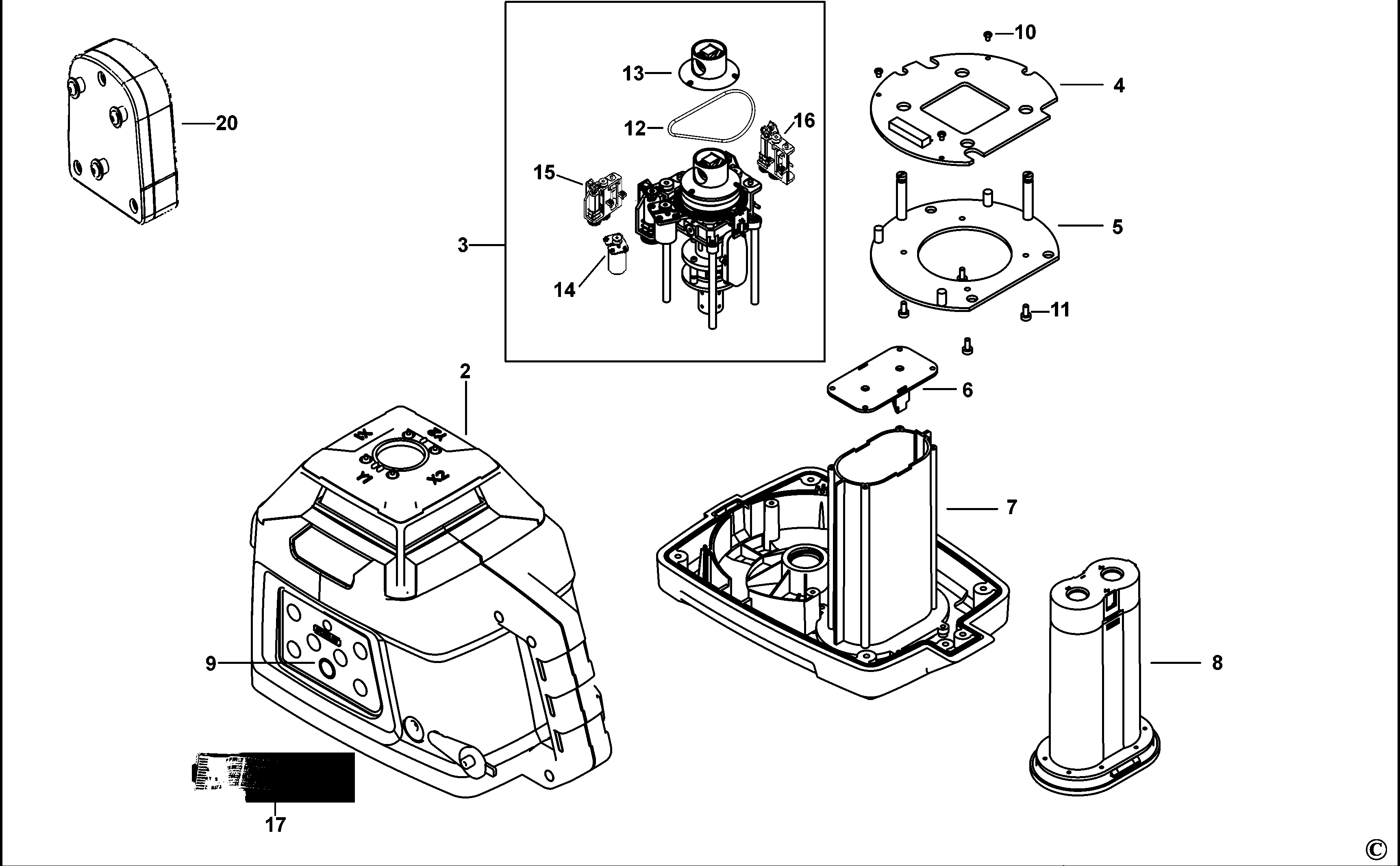 LASER ROTATIV STANLEY RLHV Type 1