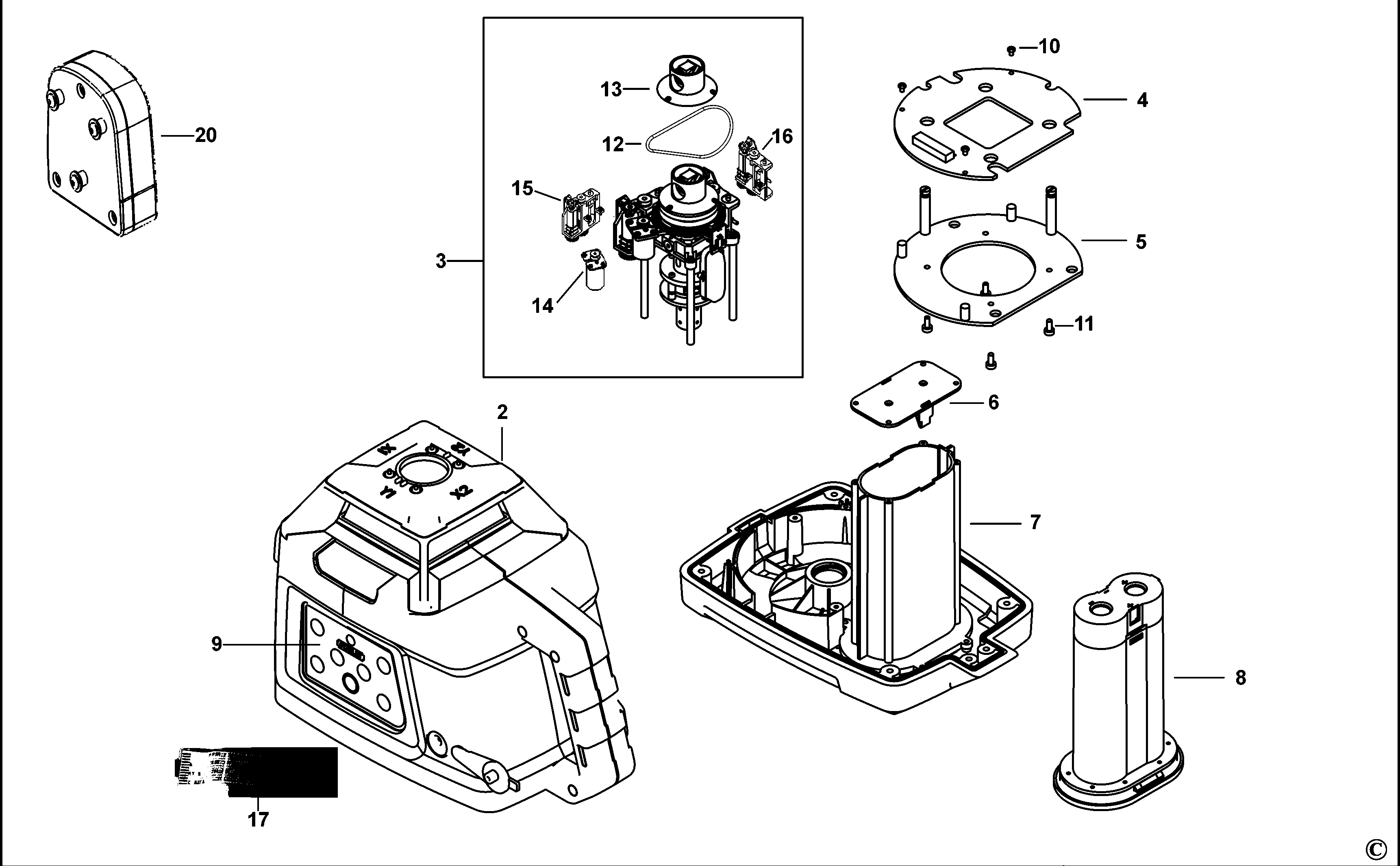 LASER ROTATIV STANLEY RLHW Type 1