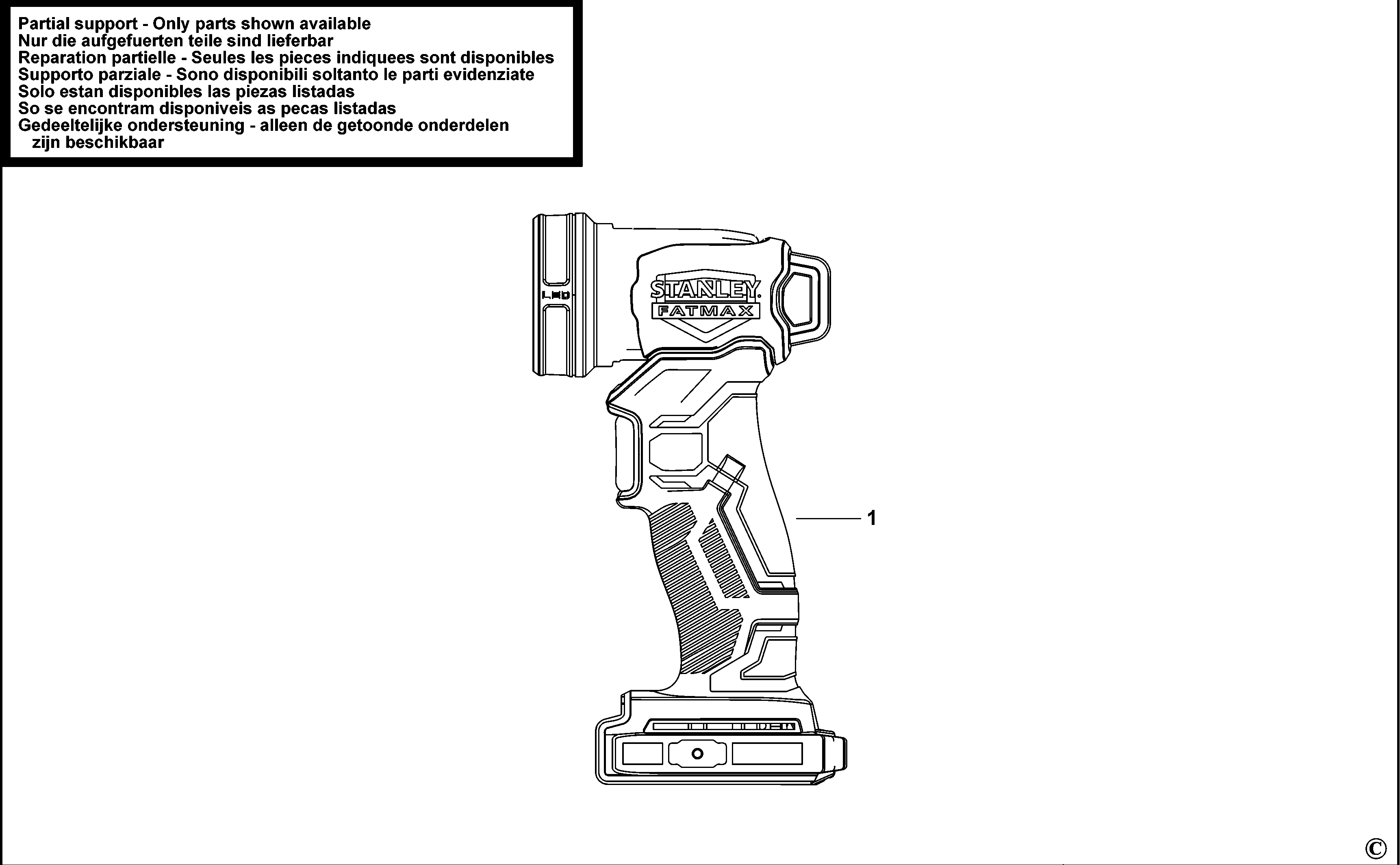 LANTERNA STANLEY SFMCL020B Type H1