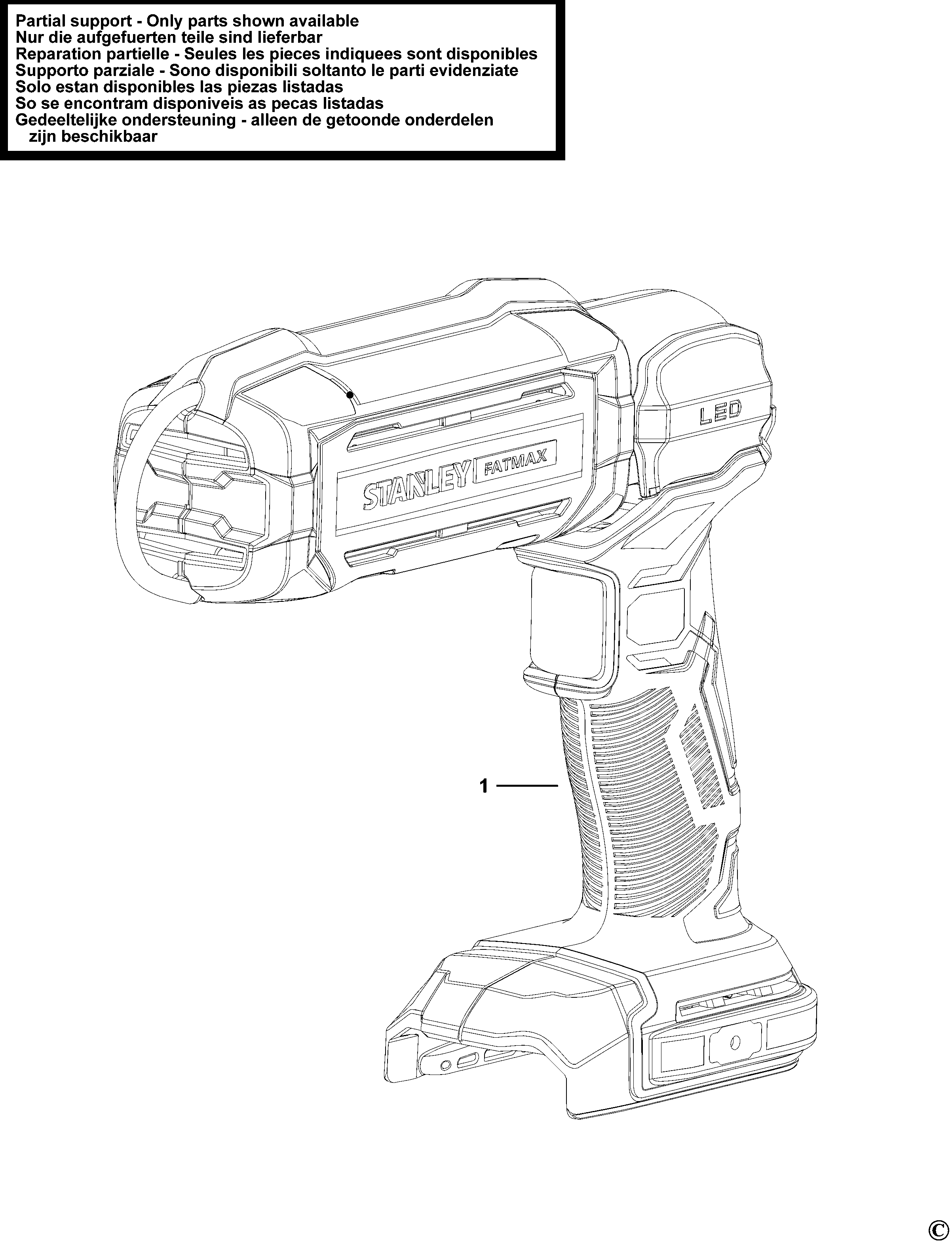 LANTERNA STANLEY SFMCL050 Type H1