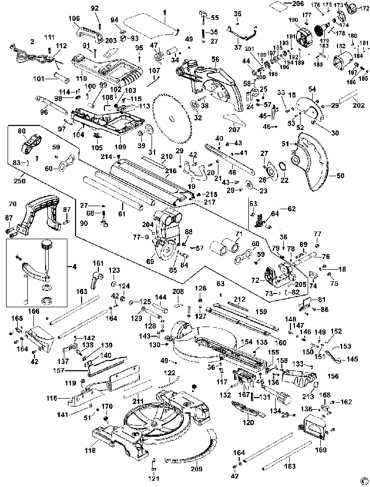 SMS254  MITRE SAW  Type 1