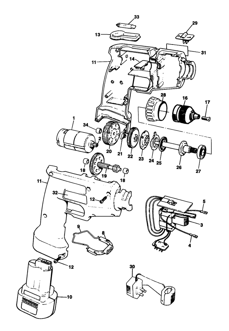 SPEC275   CORDLESS DRILL  Type 1