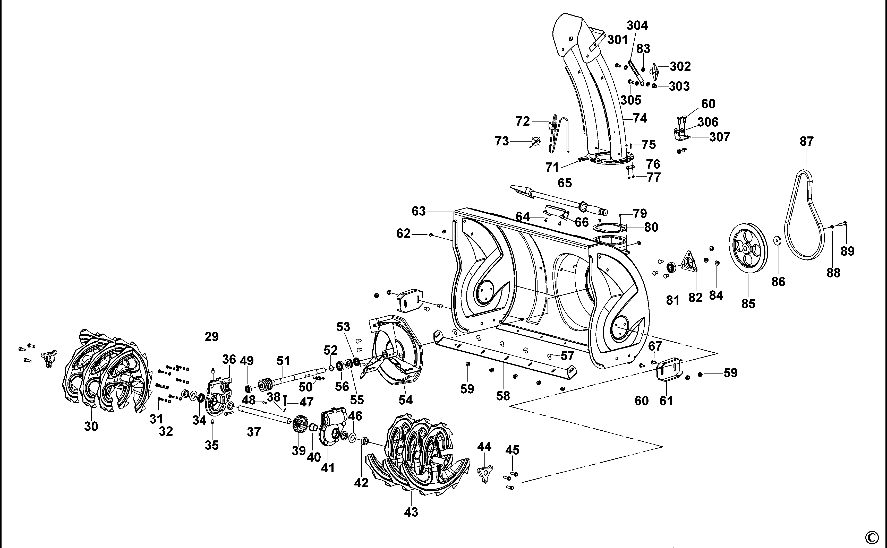 ARUNCATOR DE ZAPADA STANLEY SPT-302-720 Type 1
