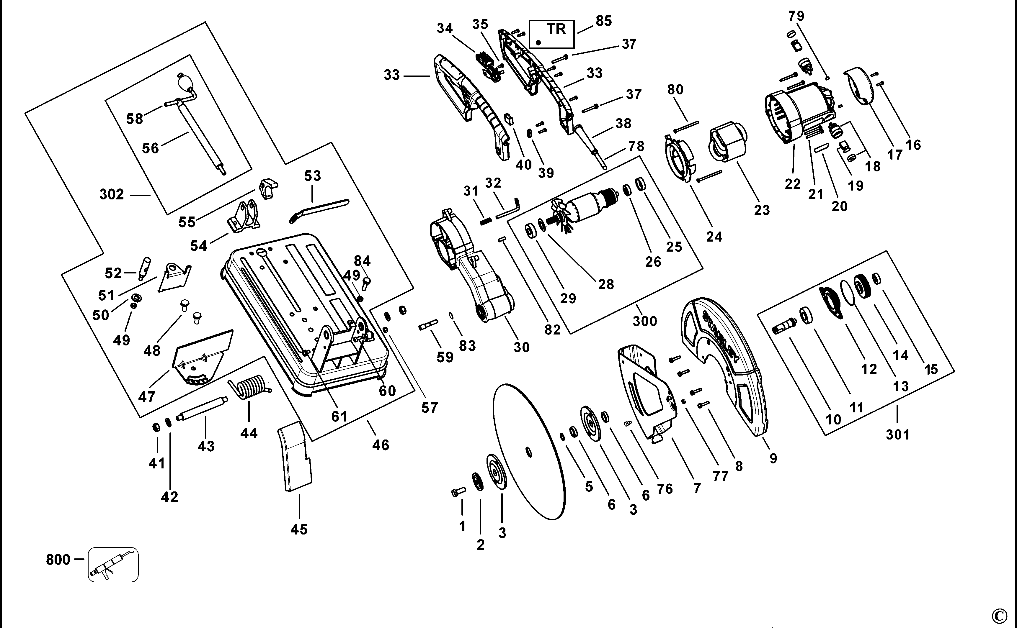 FIERASTRAU DE DEBITAT STANLEY SSC22 Type 1