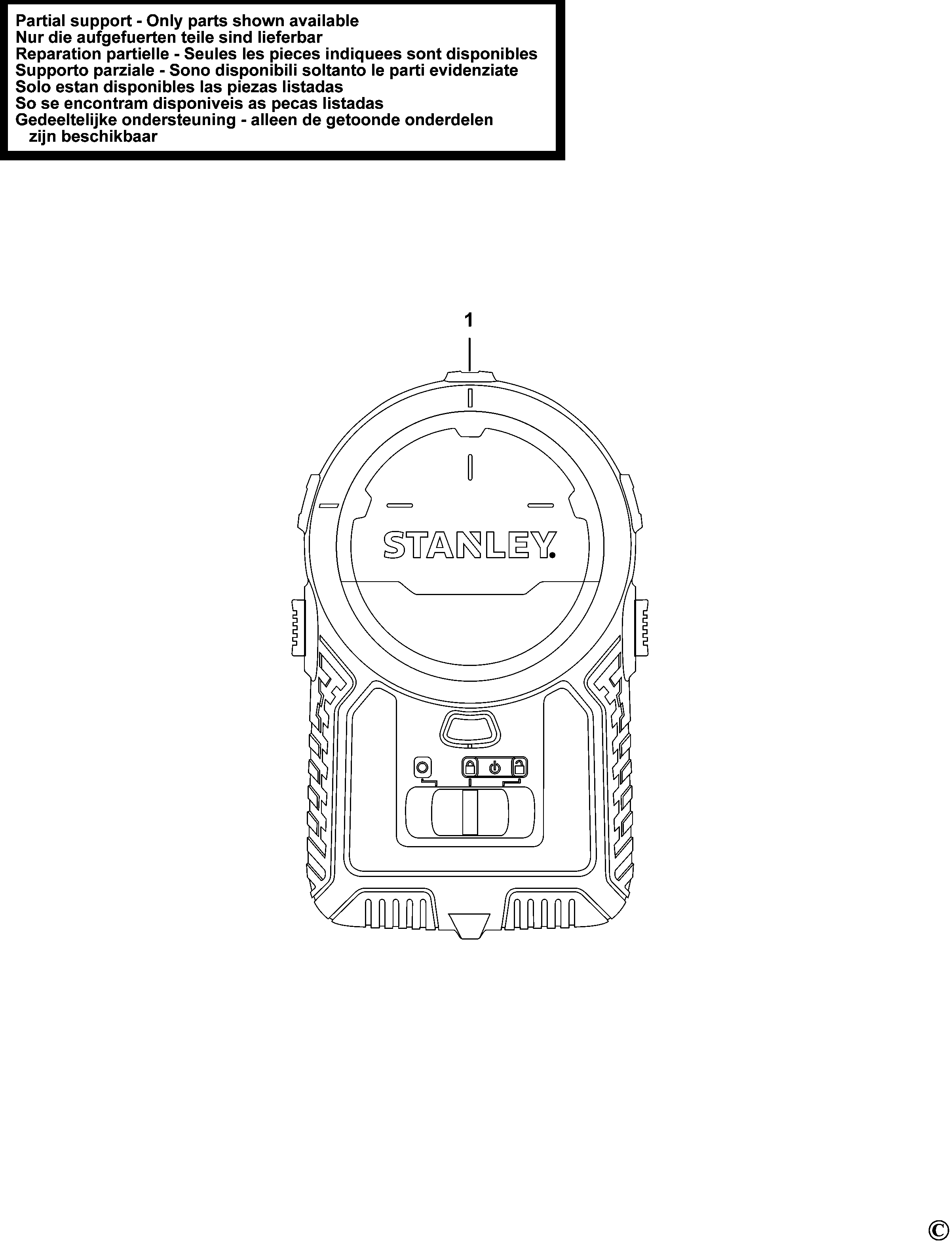 LASER STANLEY STHT1-77149 Type 1