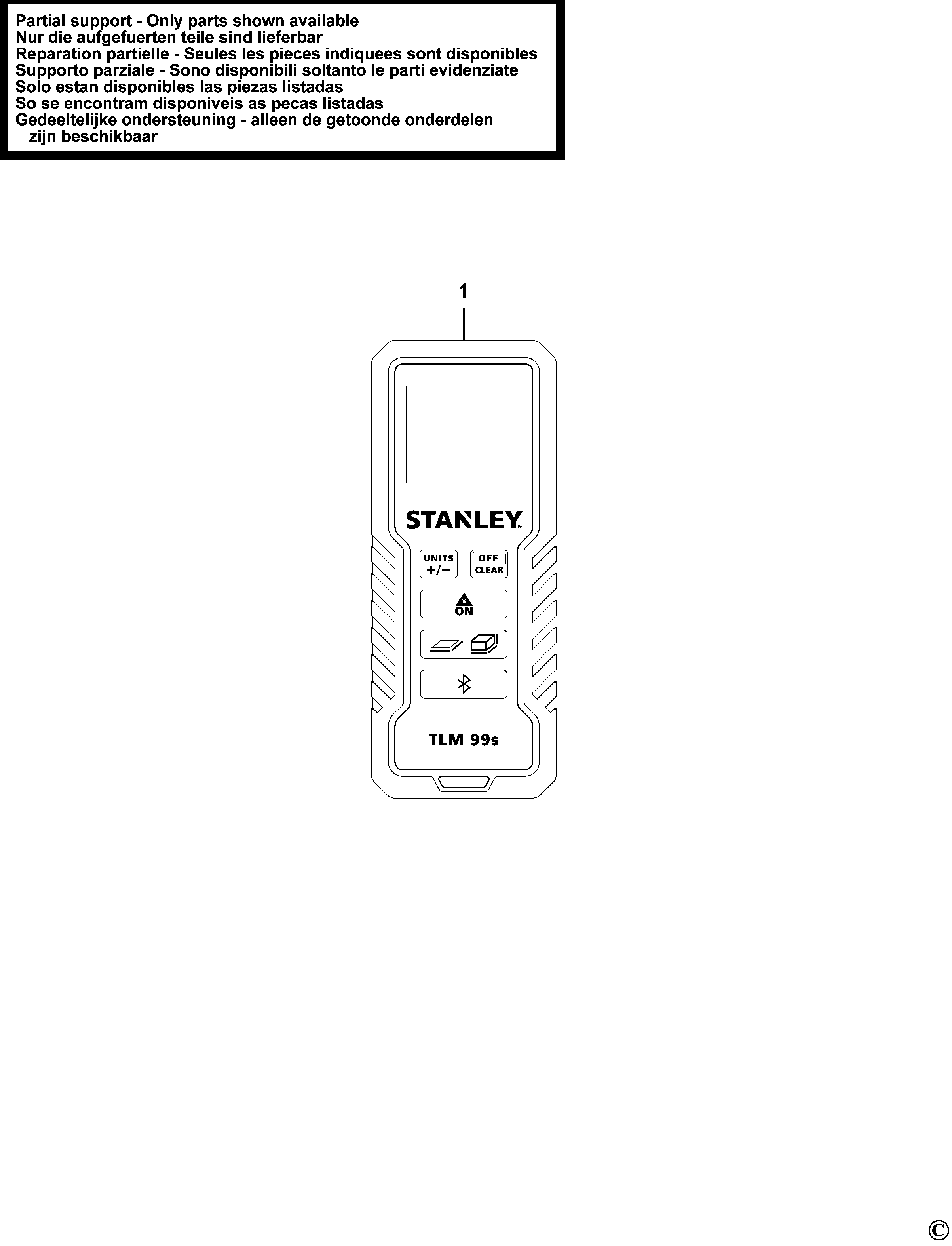 TELEMETRU CU LASER STANLEY STHT1-77361 Type 1