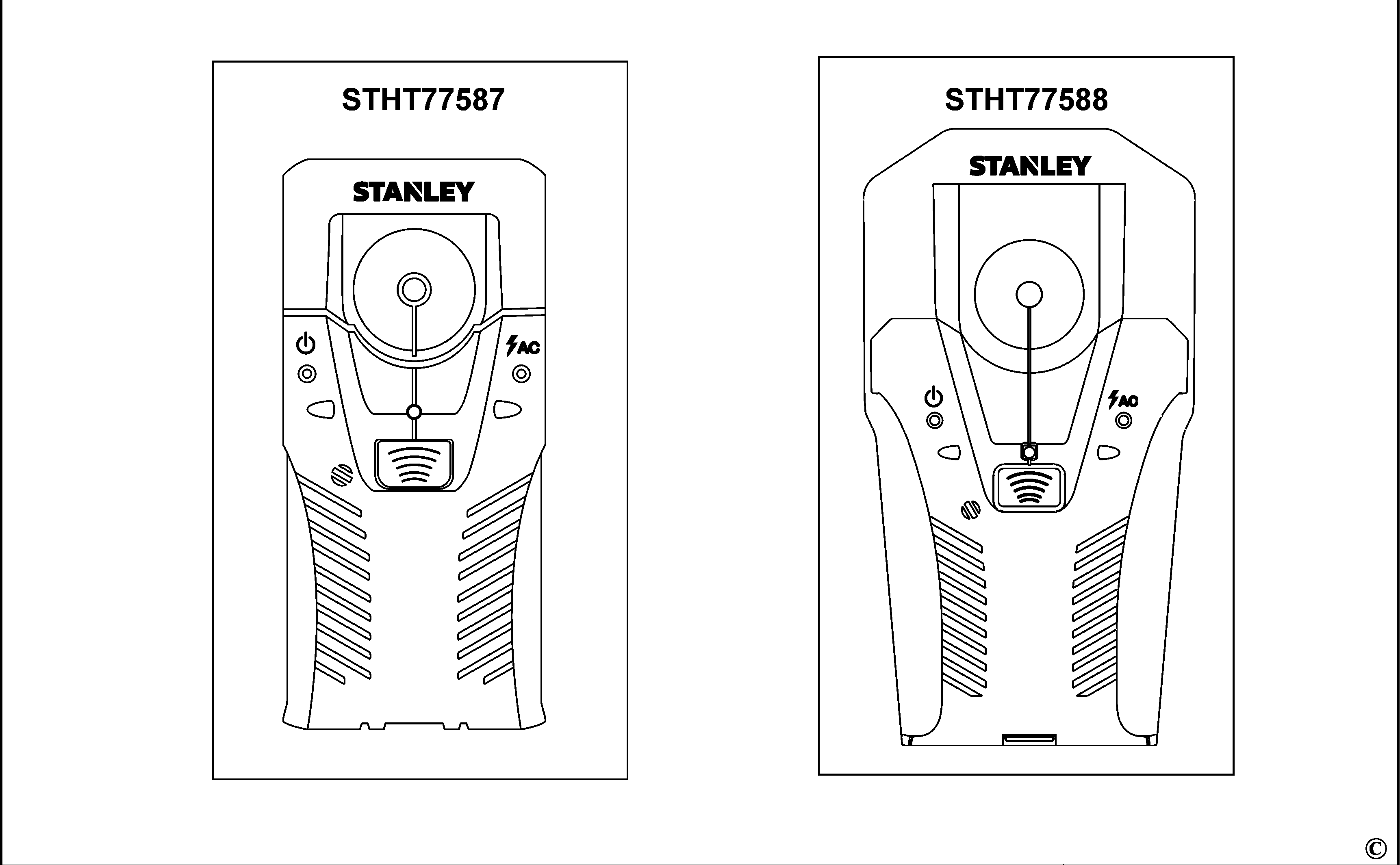 DETECTOR DIGITAL DE LASER STANLEY STHT77588 Type 1
