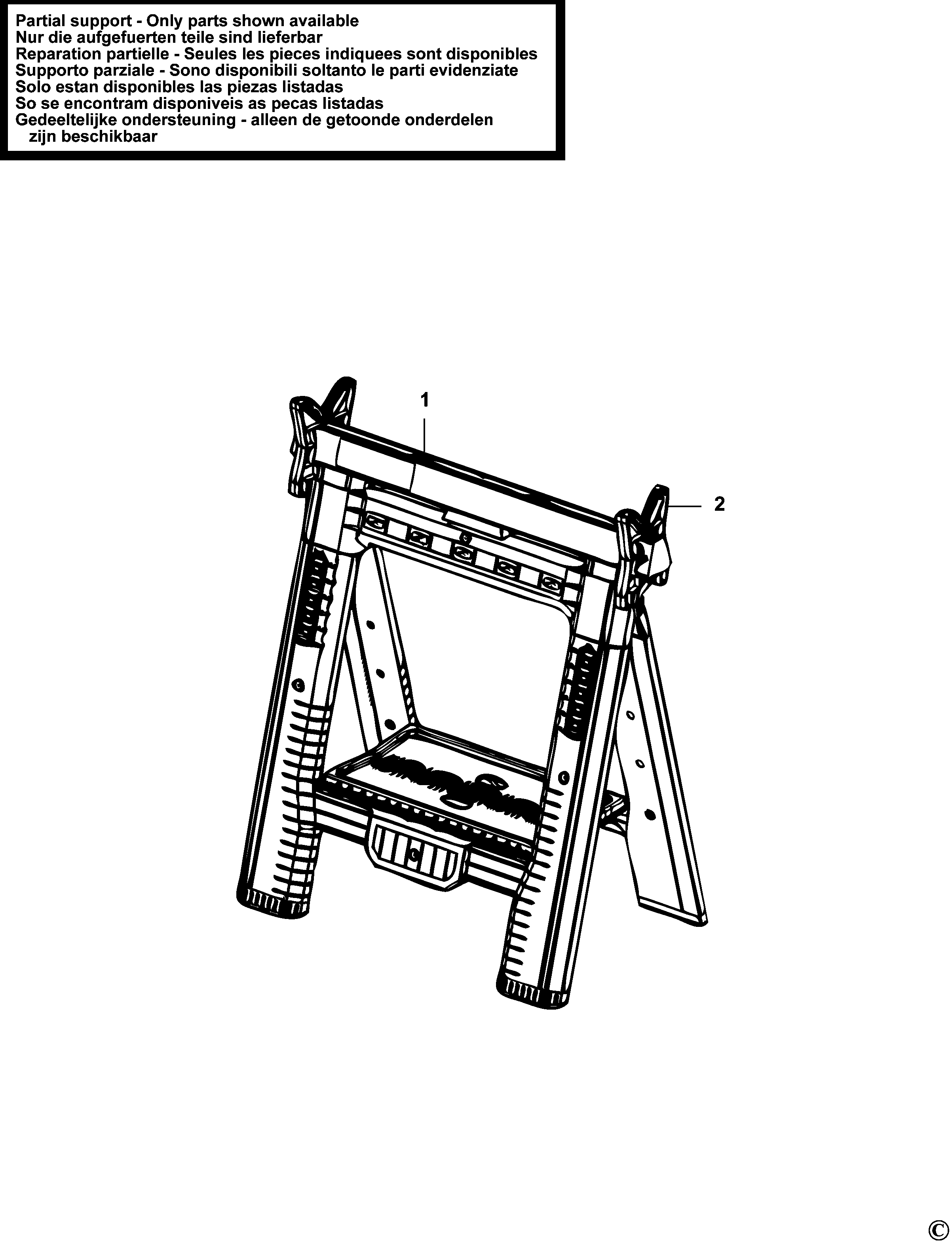 BANC DE FIERASTRAU STANLEY STST1-70559 Type 1