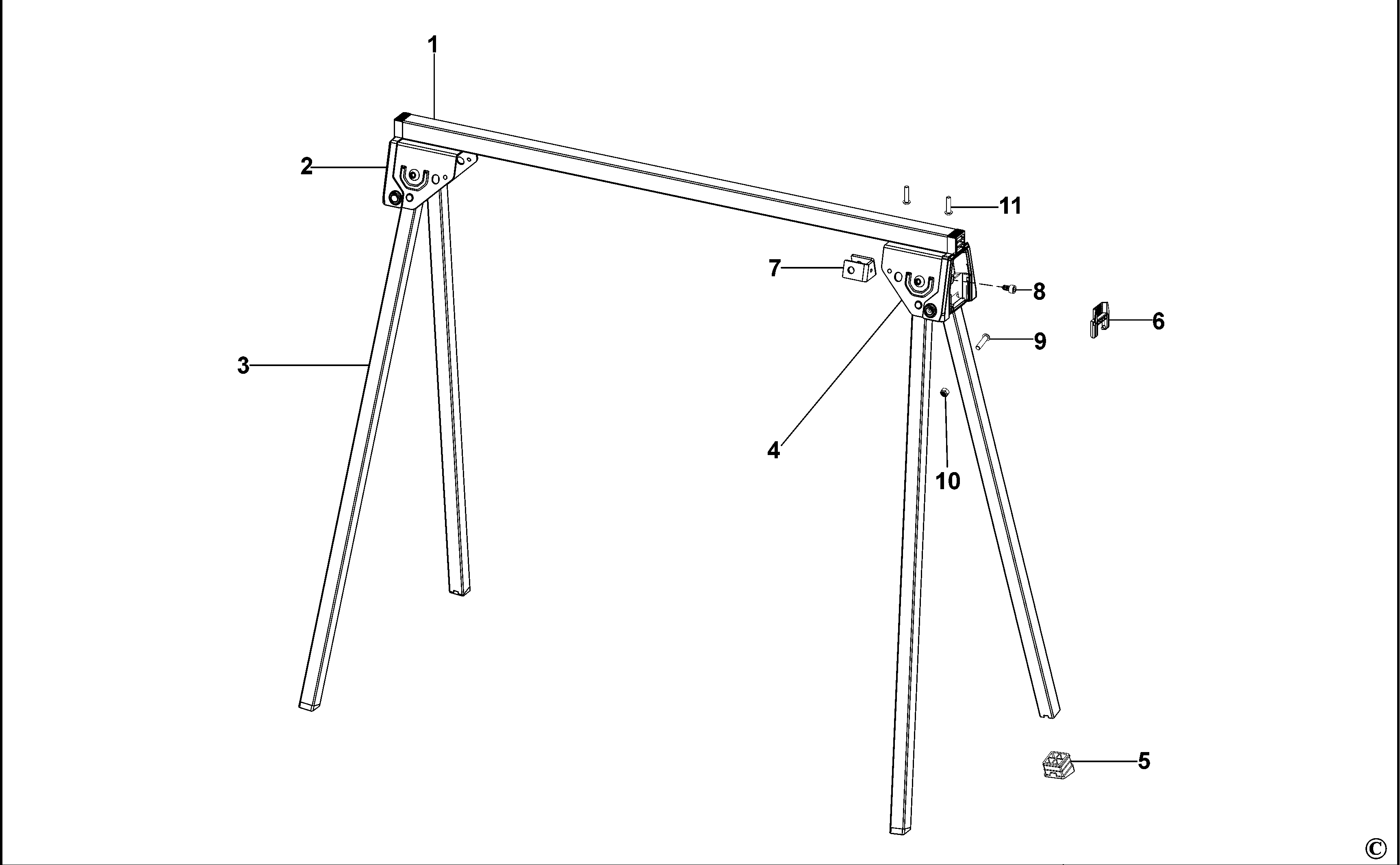 SUPORT DE PICIOARE STANLEY STST81337-1 Type 1