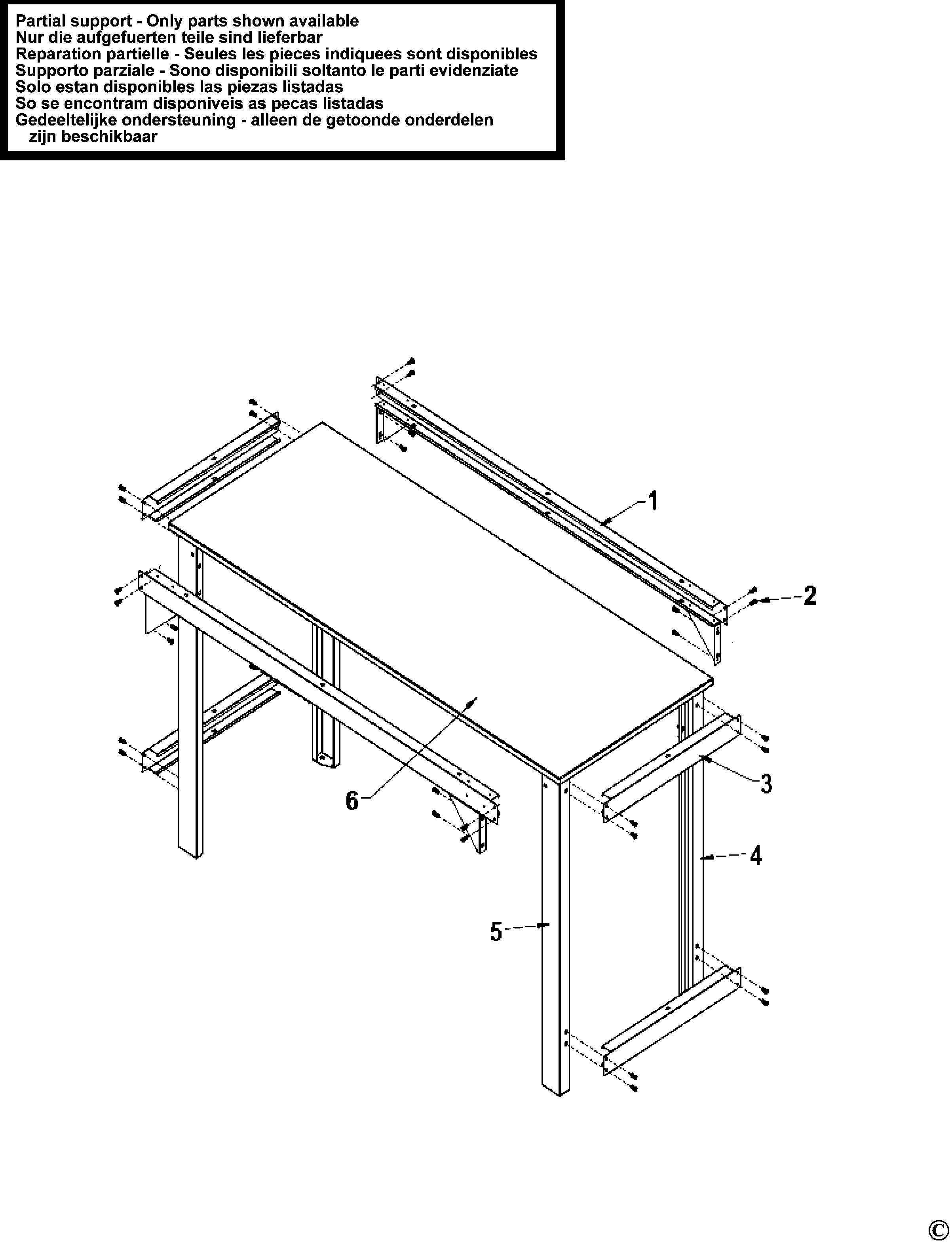 BANC DE LUCRU STANLEY STST97998-1 Type 1