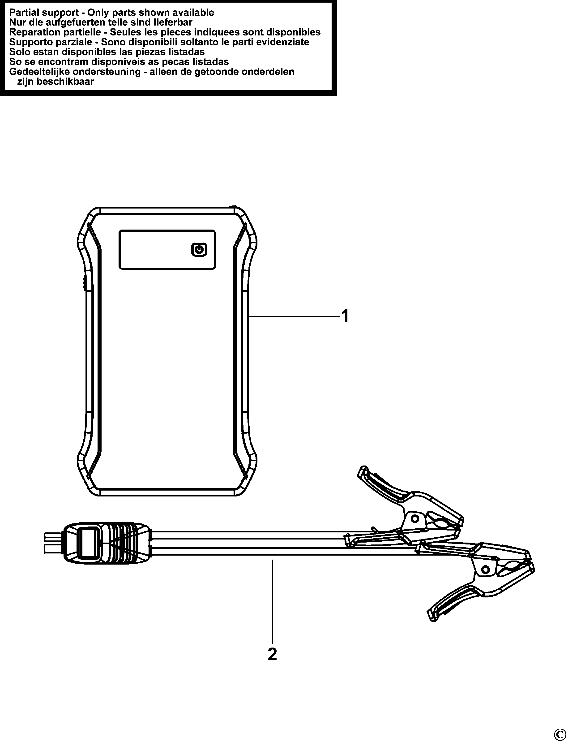 BOOSTER DE BATERIE STANLEY SXAE00125 Type 1