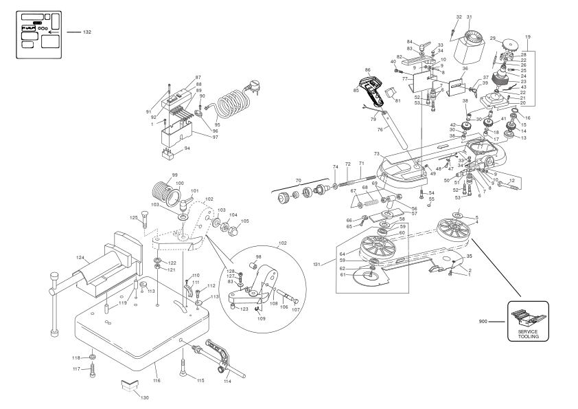 FIERASTRAU CU BANDA STANLEY SXBW105E Type 1