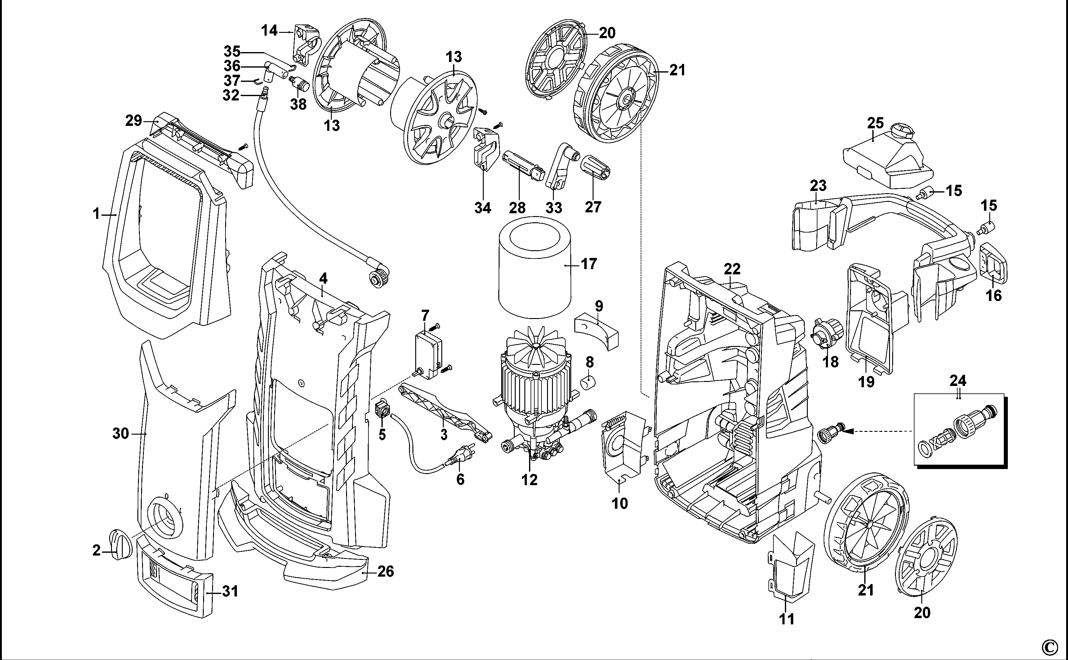 MASINA DE SPALAT CU PRESIUNE STANLEY SXPW21HPE Type 1