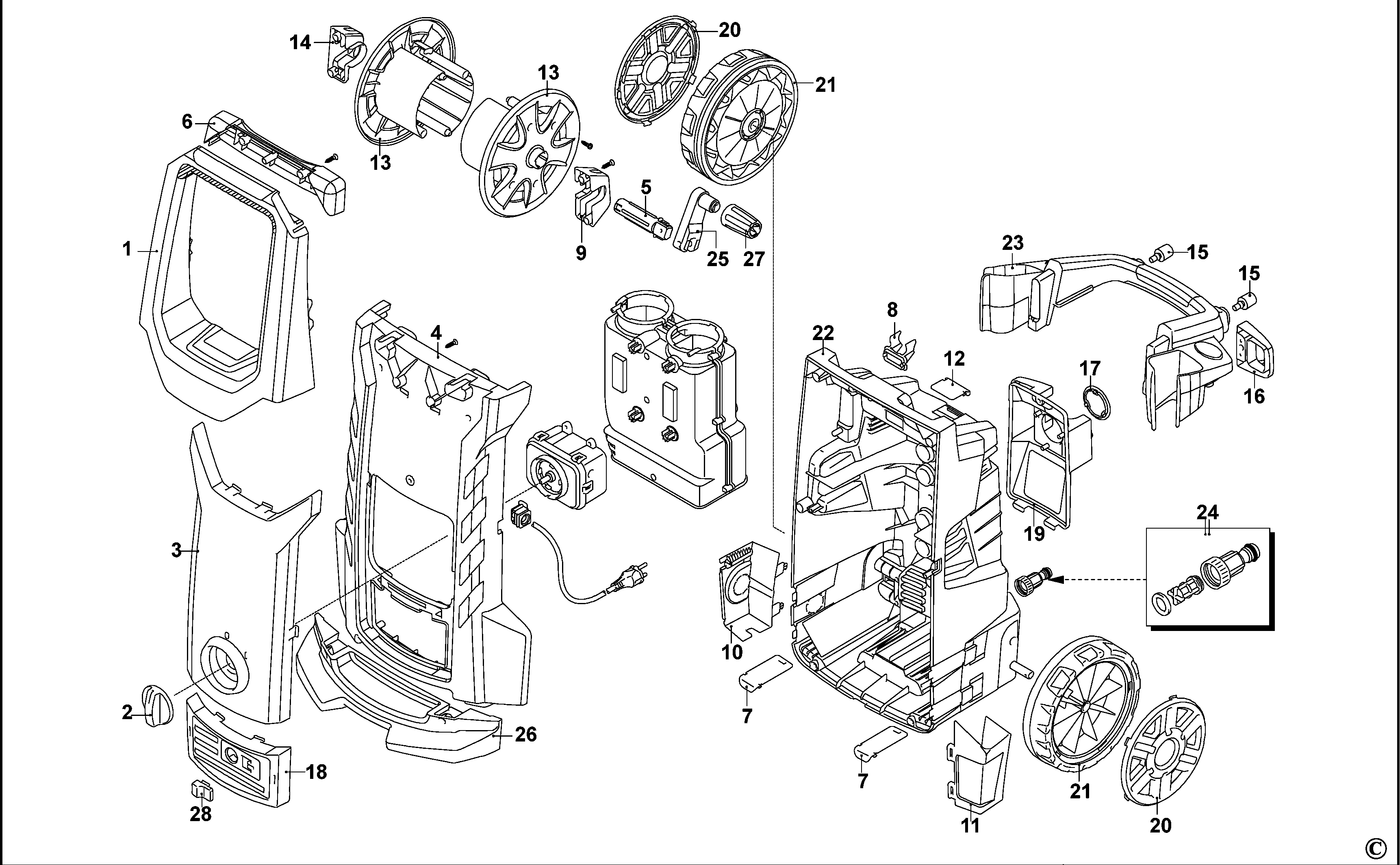 MASINA DE SPALAT CU PRESIUNE STANLEY SXPW25DTS-E Type 1
