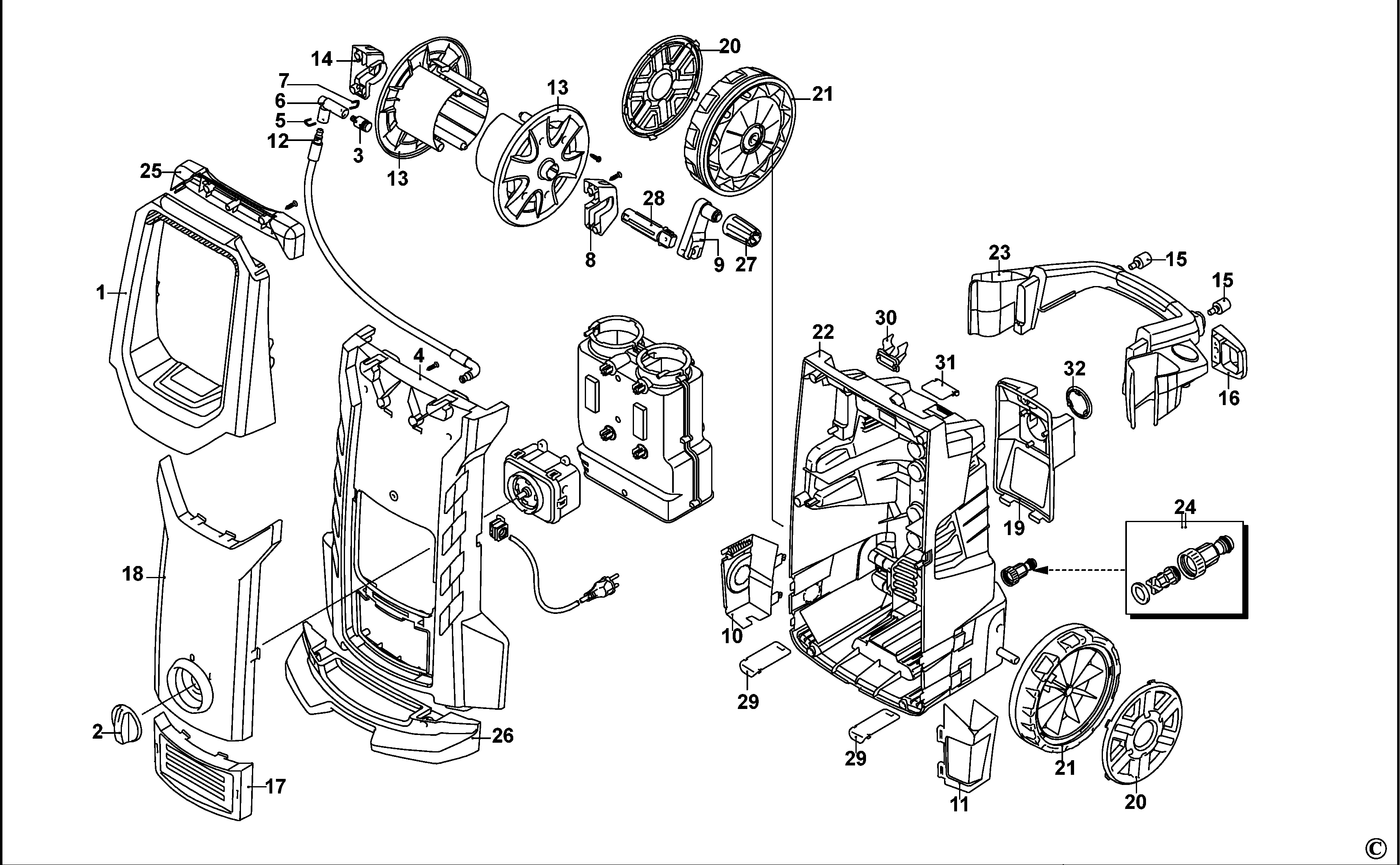 MASINA DE SPALAT CU PRESIUNE STANLEY SXPW27DTS-E Type 1