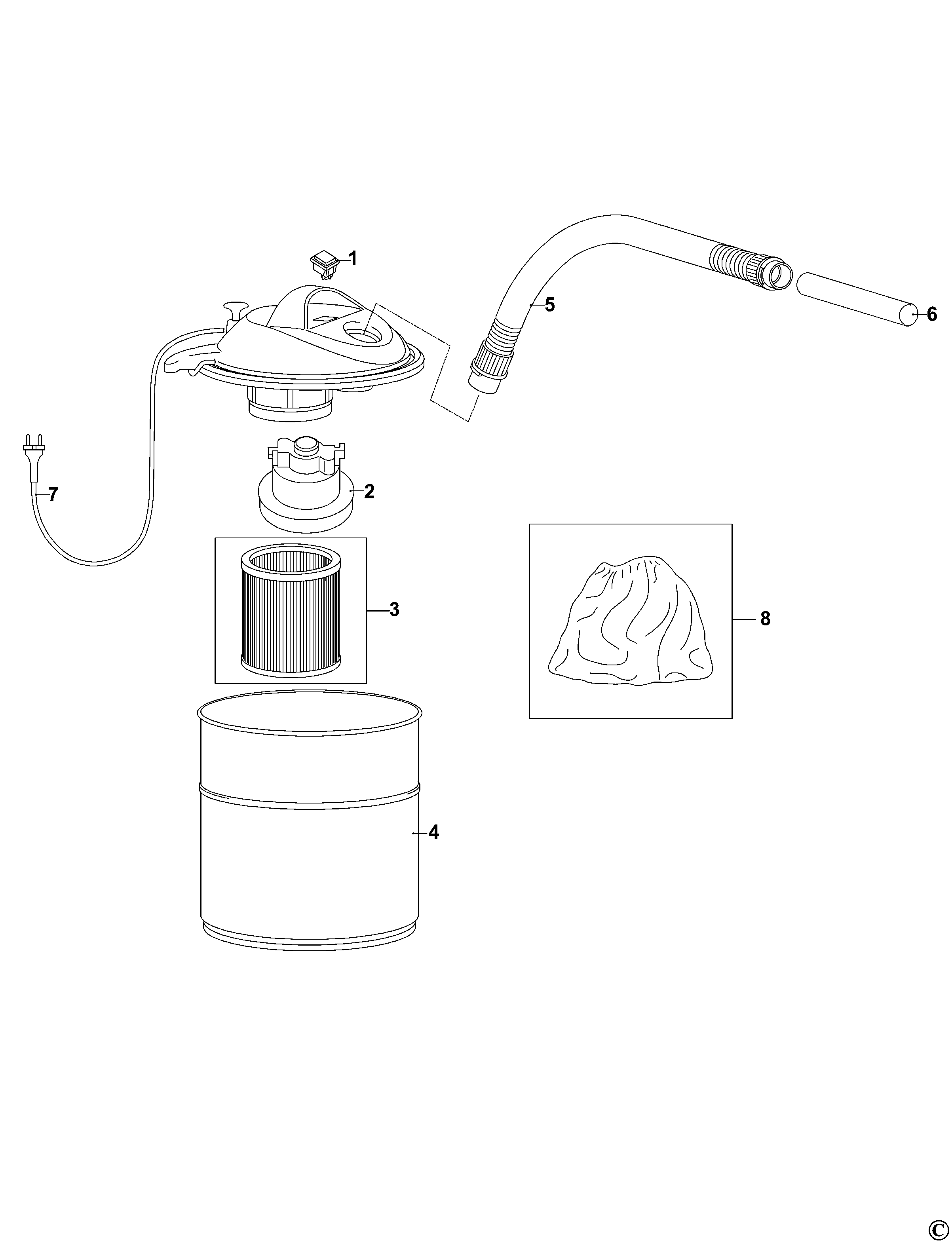 ASPIRATOR STANLEY SXVC20TPE Type 1