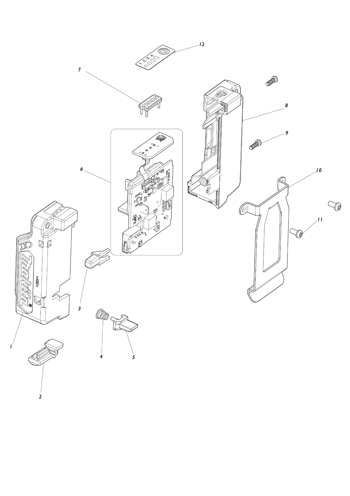 Battery Holder MAKITA TD00000110