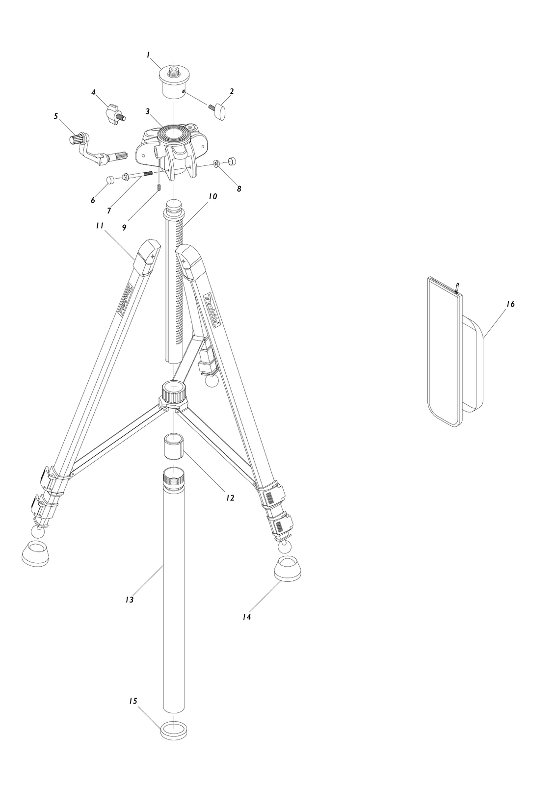 TRIPOD 1800 MAKITA TK0LM4001F