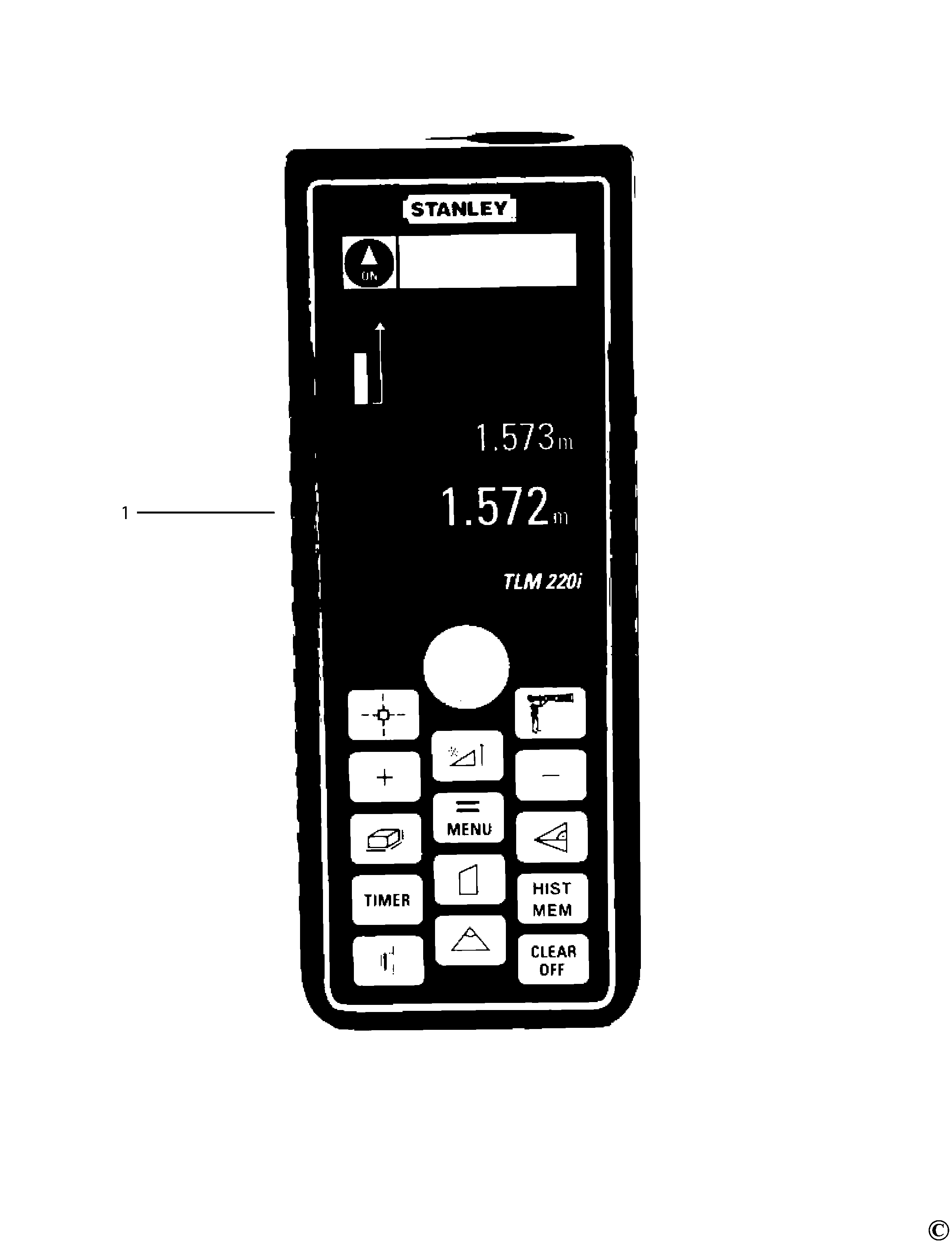 TELEMETRU CU LASER STANLEY TLM220I Type 1