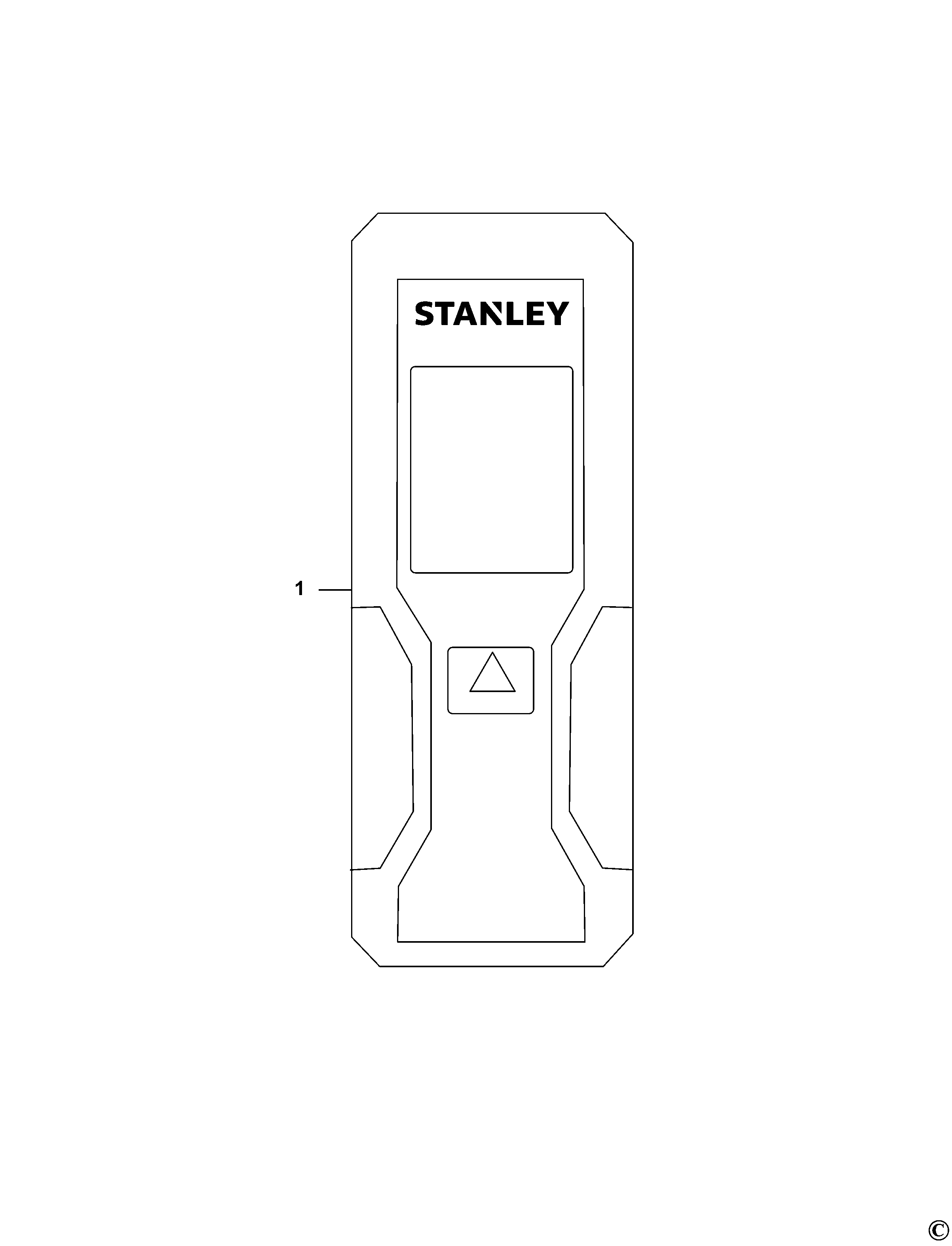 TELEMETRU CU LASER STANLEY TLM50 Type 1